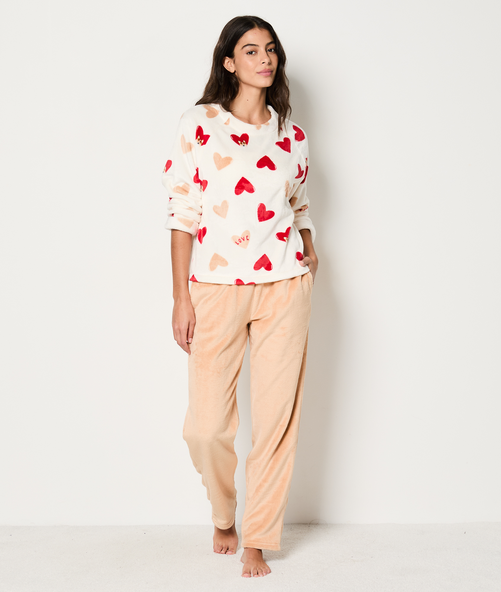 Piżama dwuczęściowa z polaru