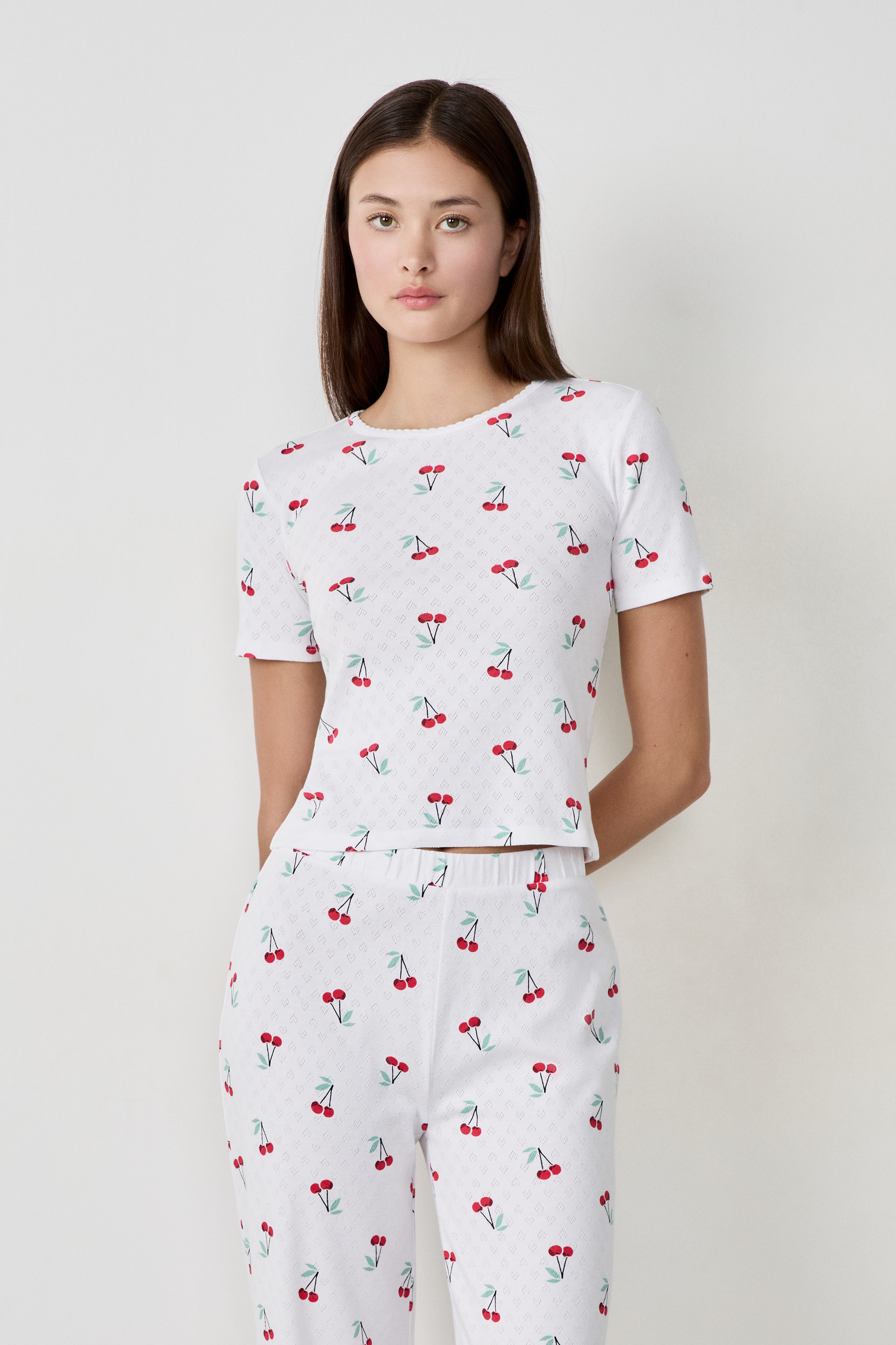 Dwuczęściowa bawełniana piżama