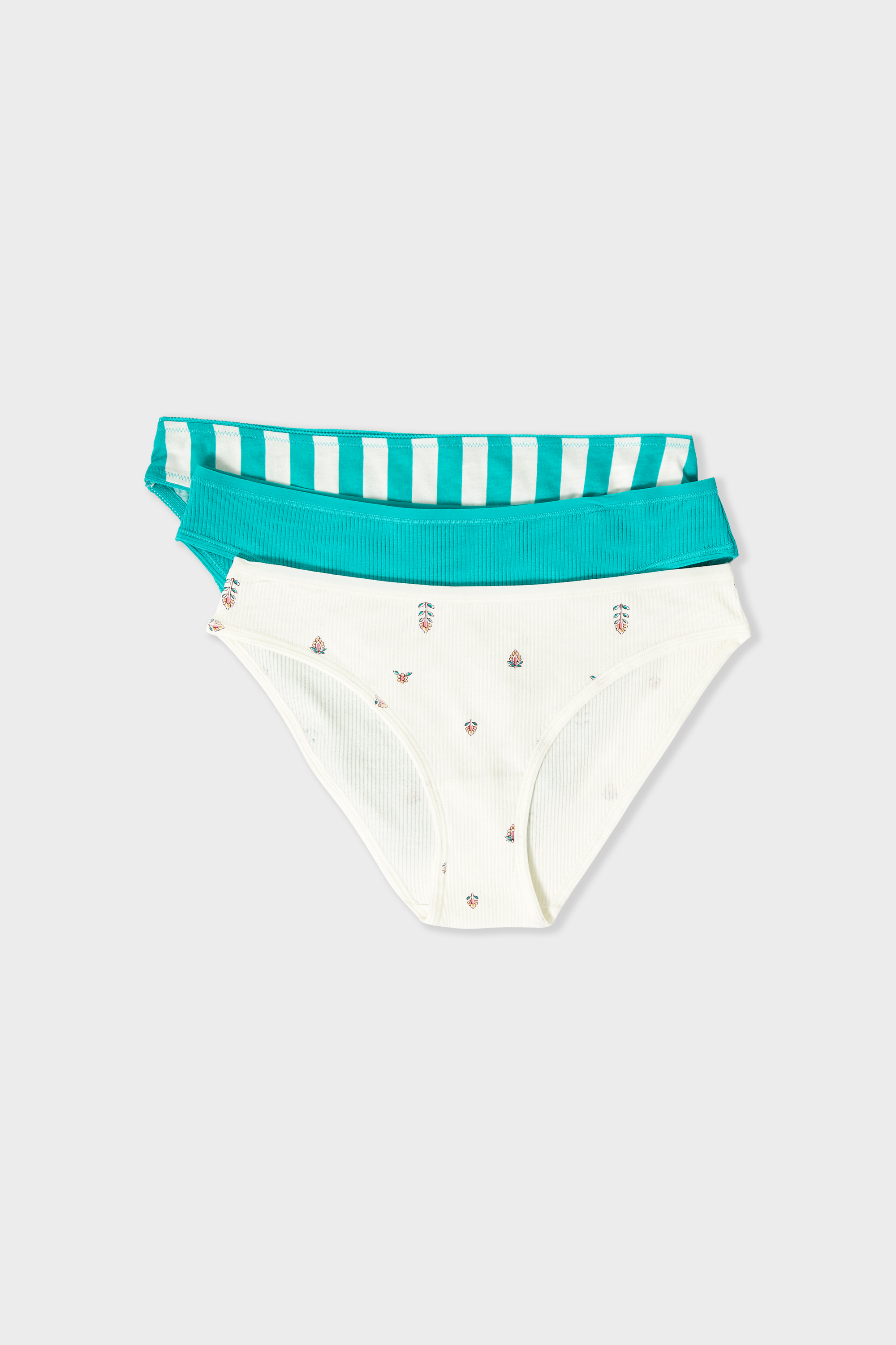 Zestaw 3 bawełnianych majtek