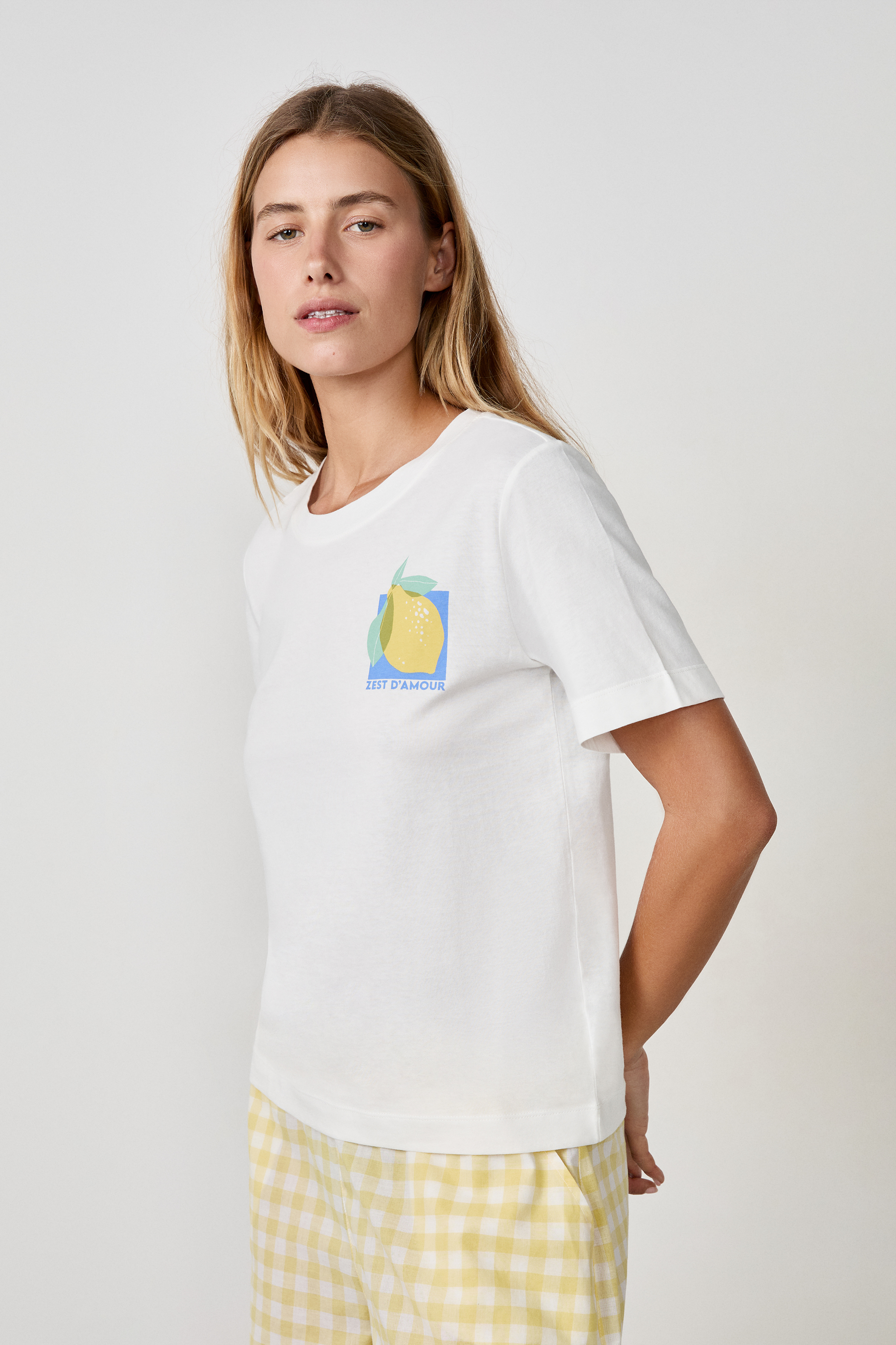 T-shirt z krótkim rękawem z bawełny 