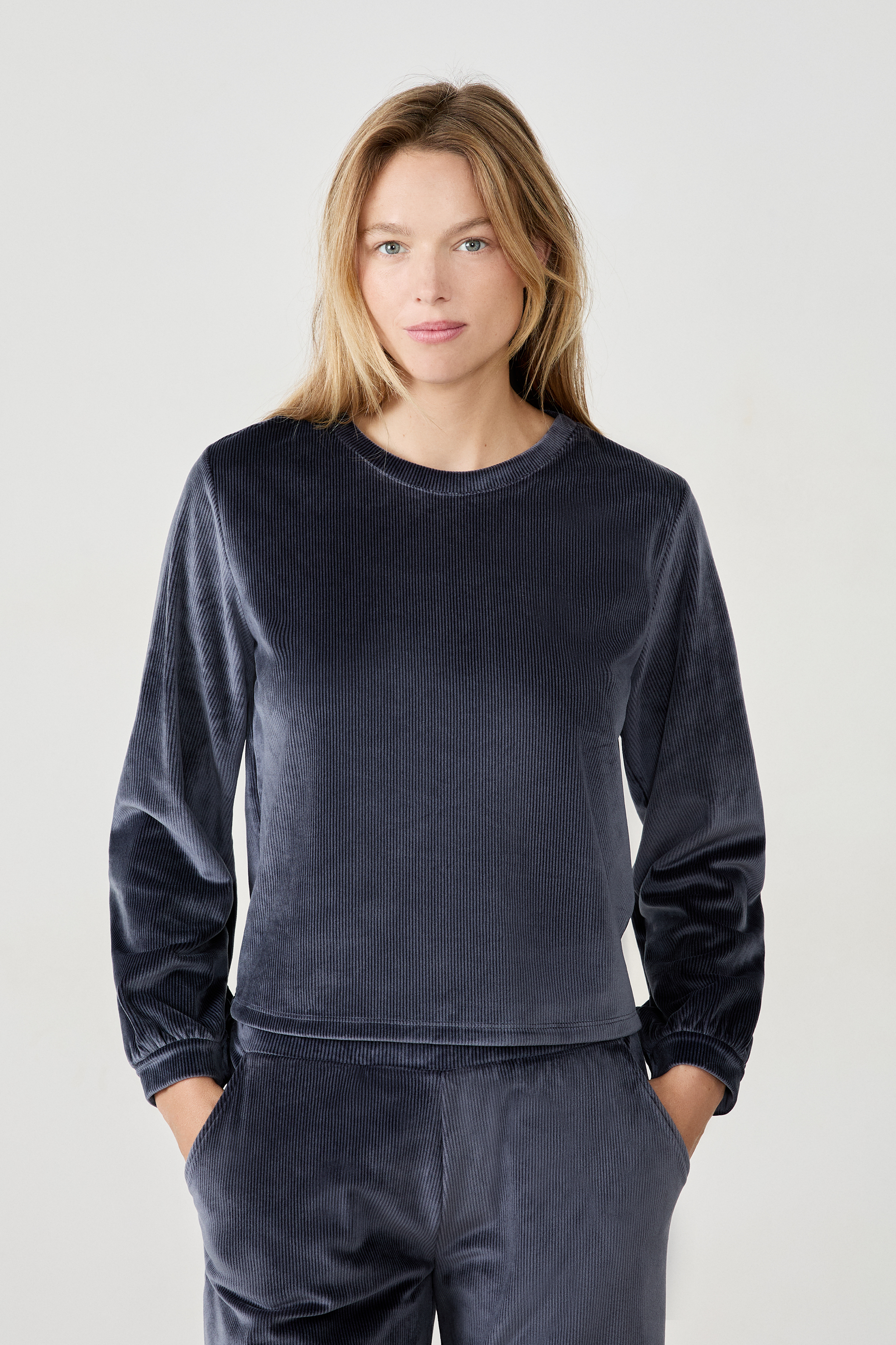 Bluza welurowa