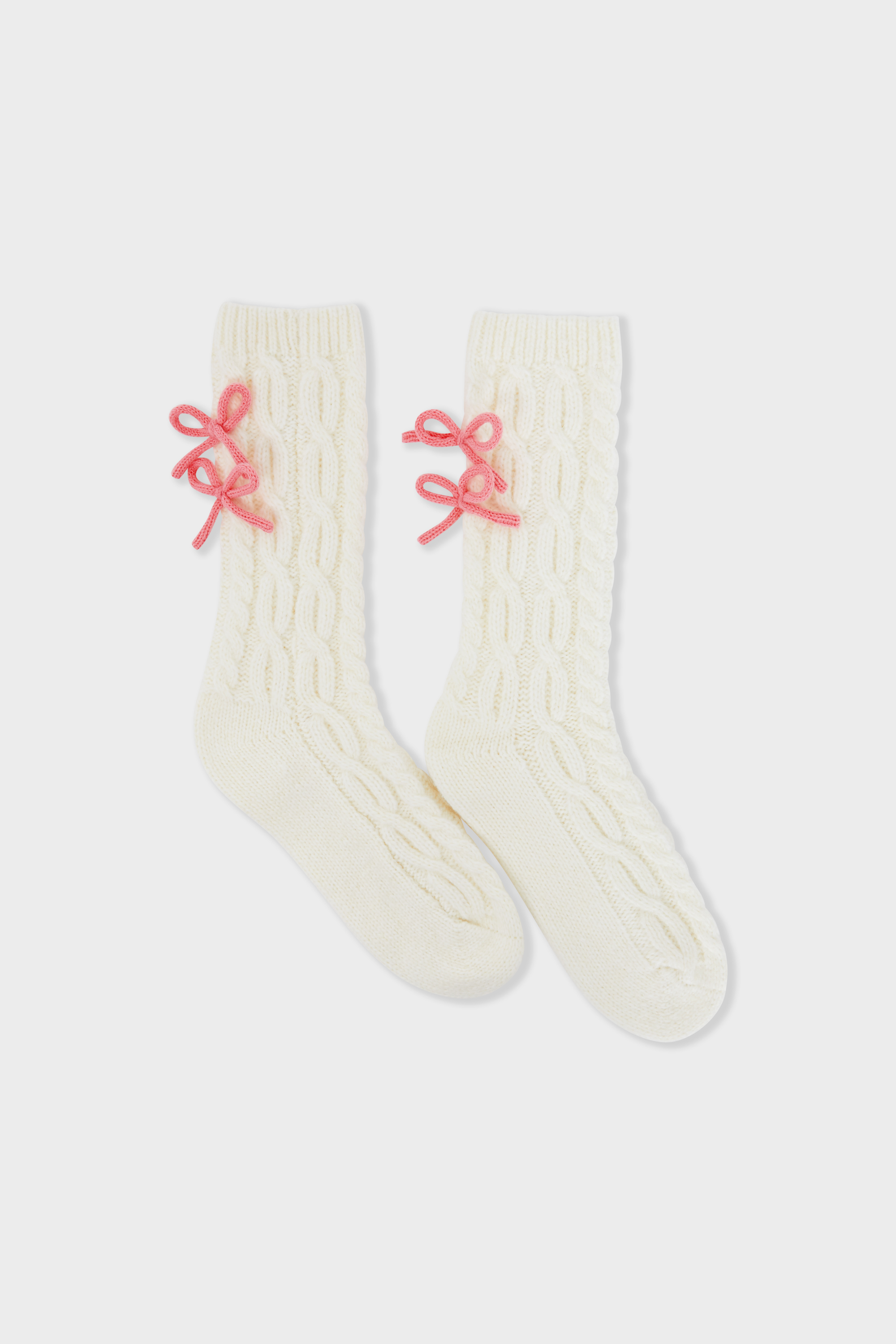 Skarpetki z grubej dzianiny