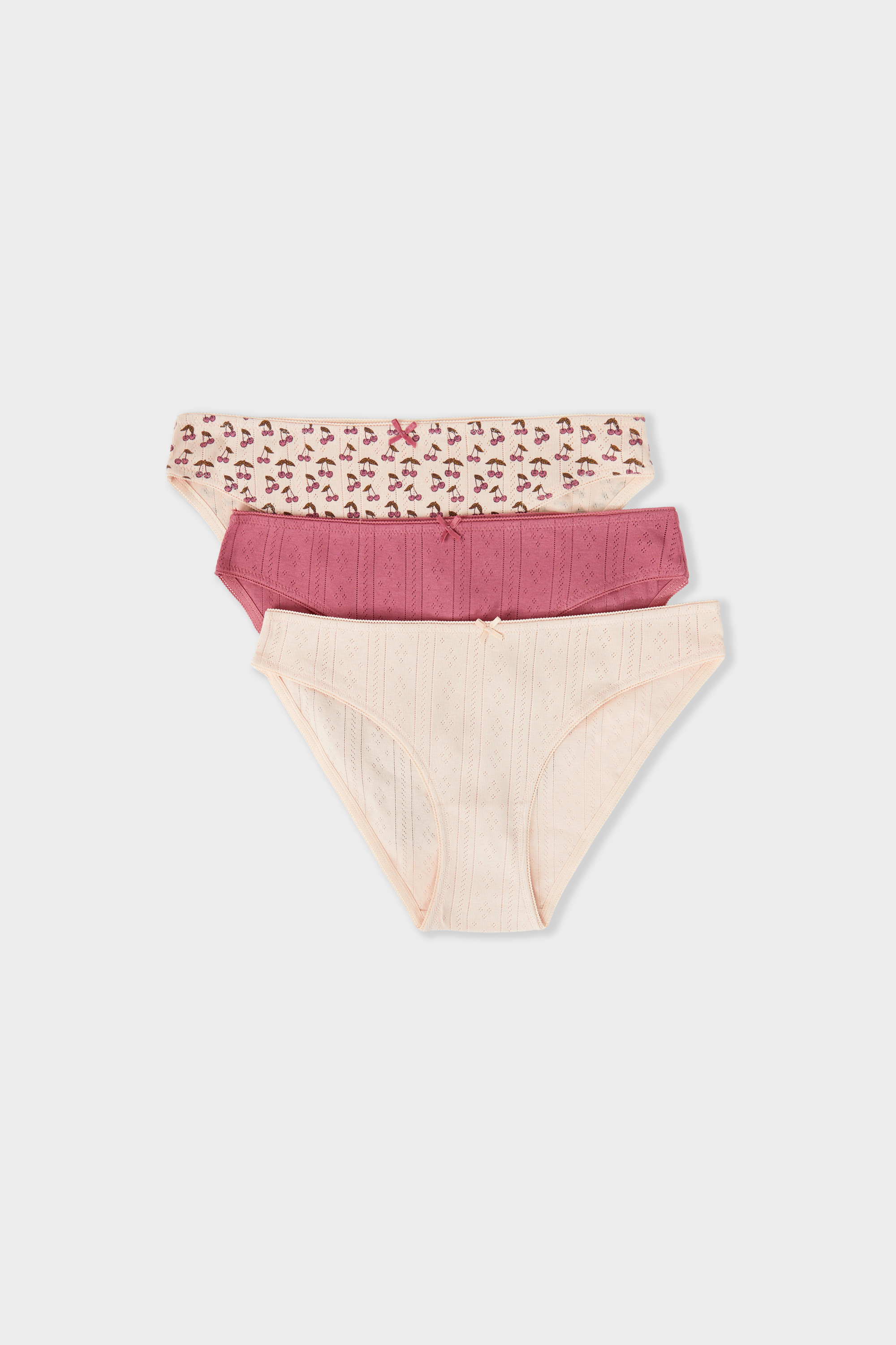 Zestaw 3 majtek z bawełny