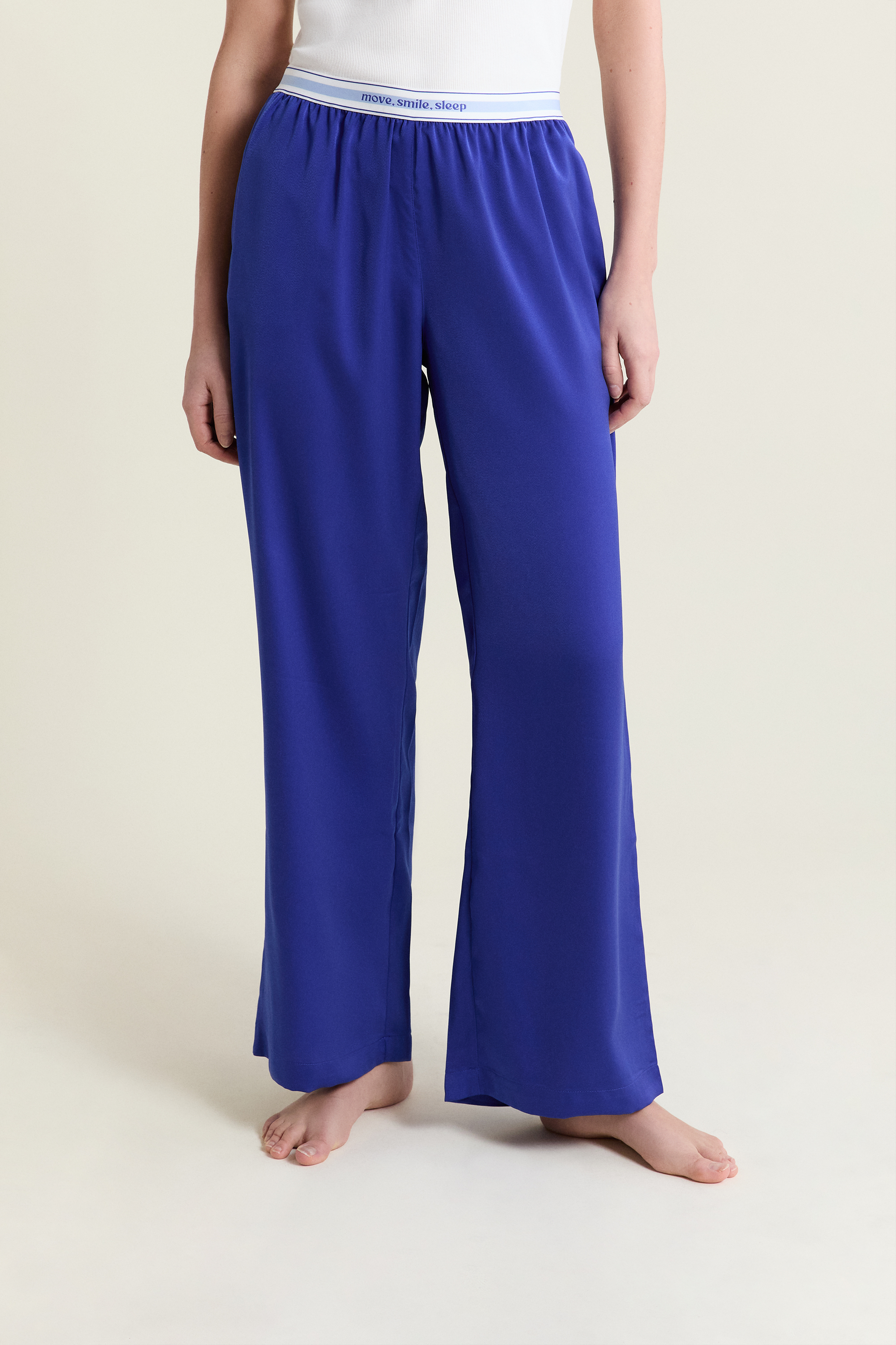 Spodnie piżamowe z elastyczną talią 