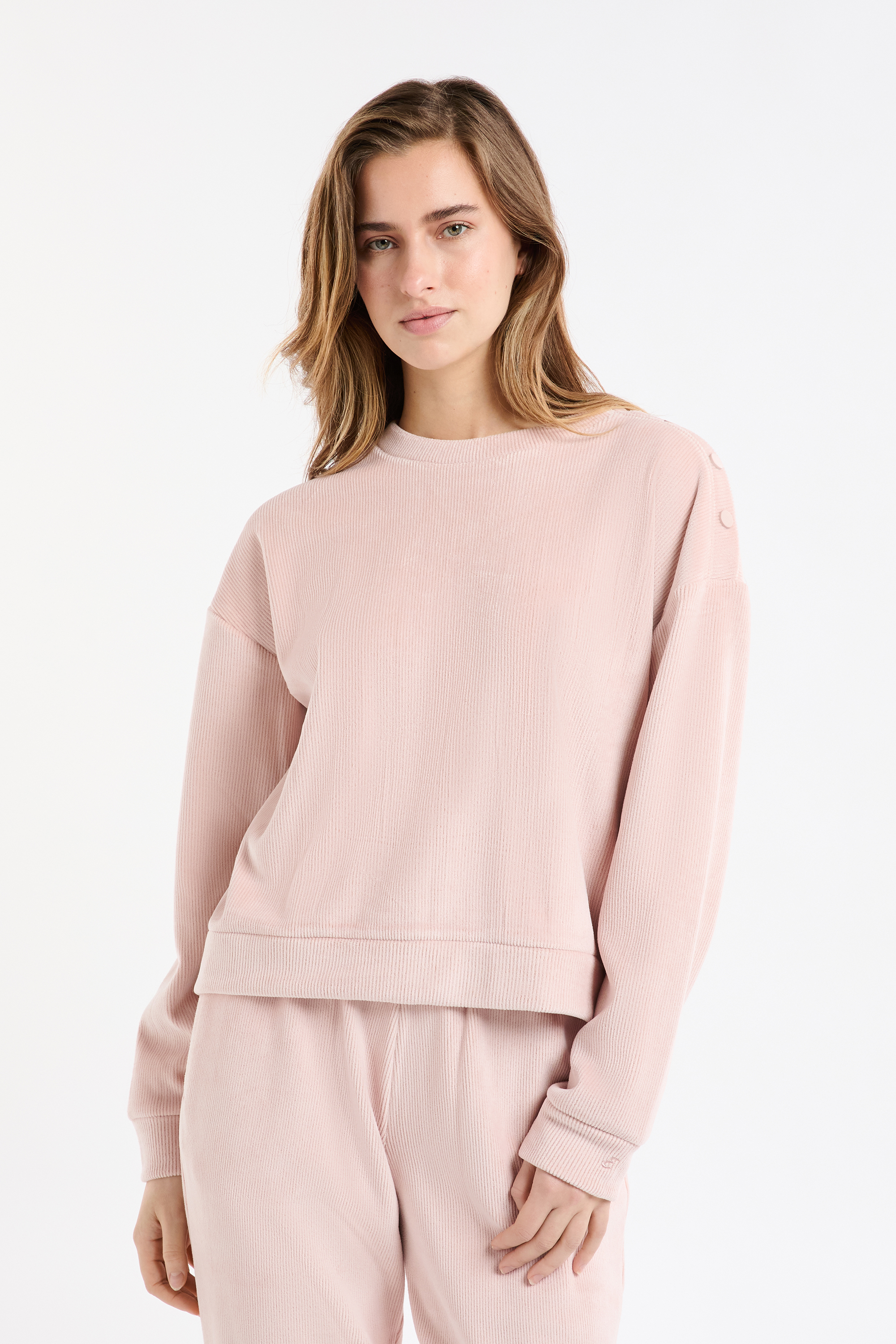 Bluza piżamowa z okrągłym dekoltem