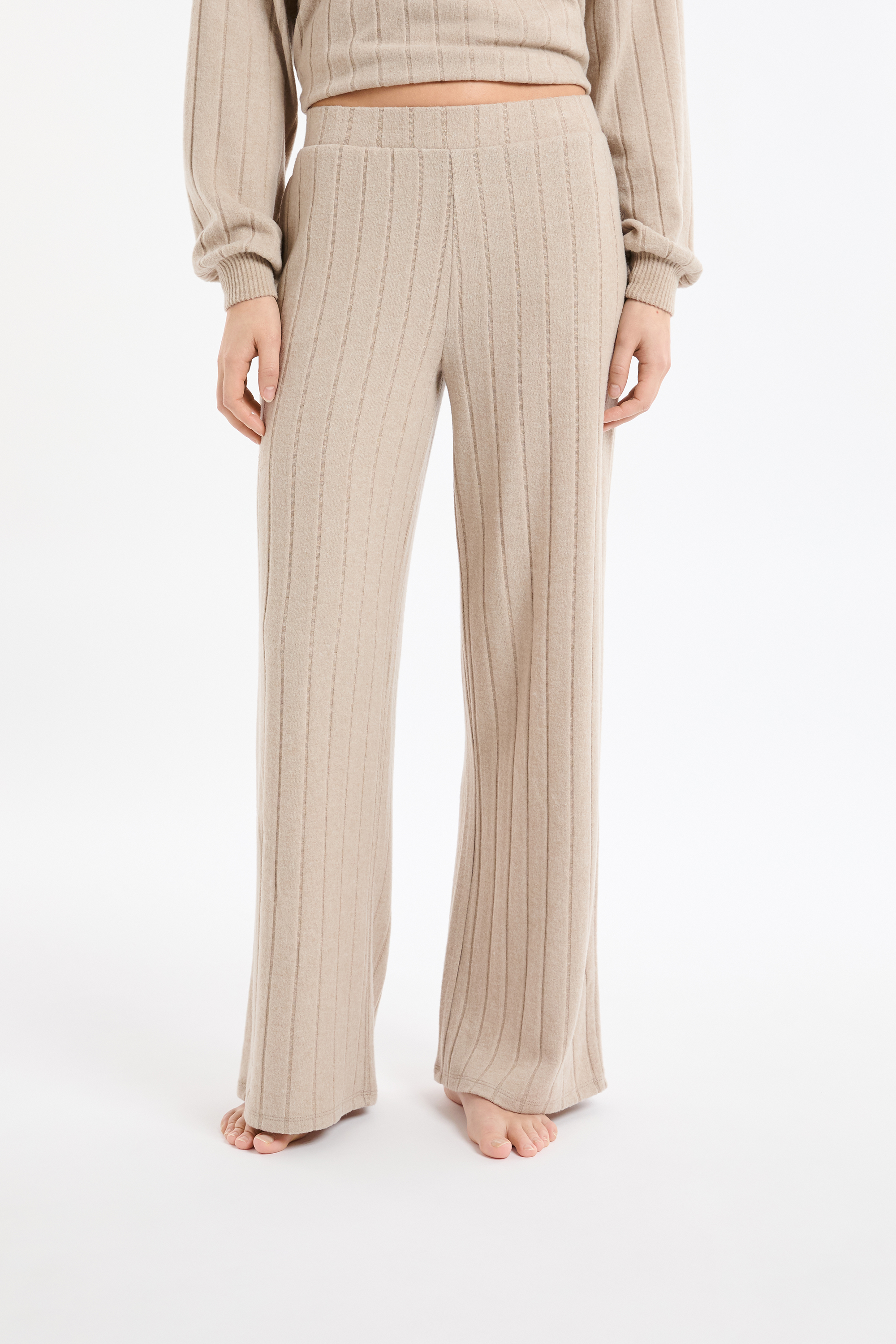 Szerokie spodnie piżamowe