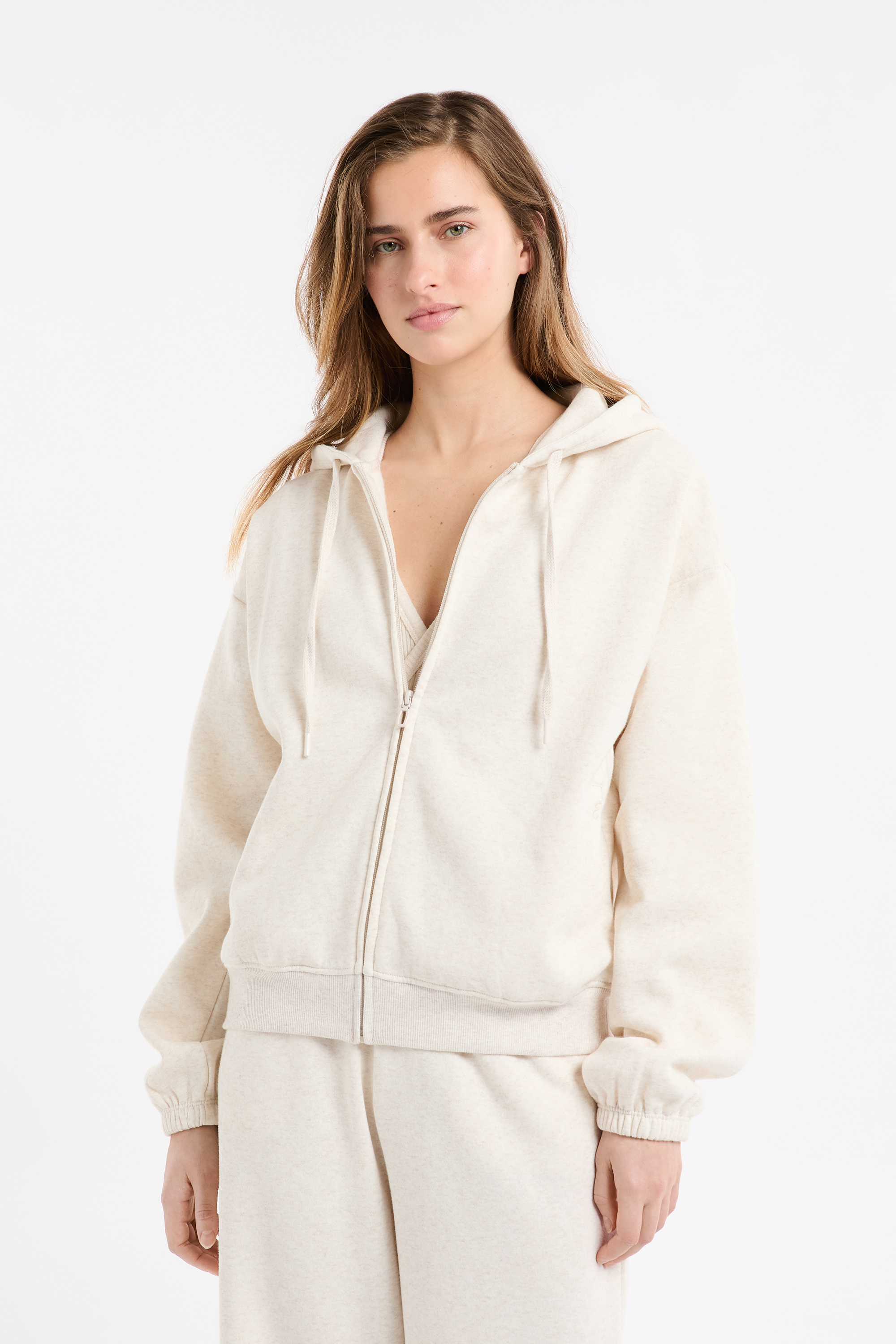 Bluza z kapturem z bawełną