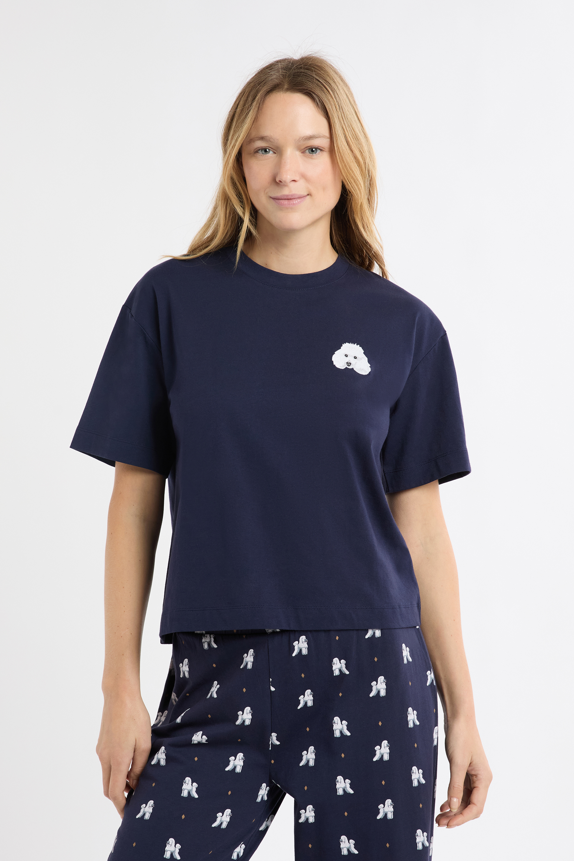 Piżama 2-częściowa z motywem pudli