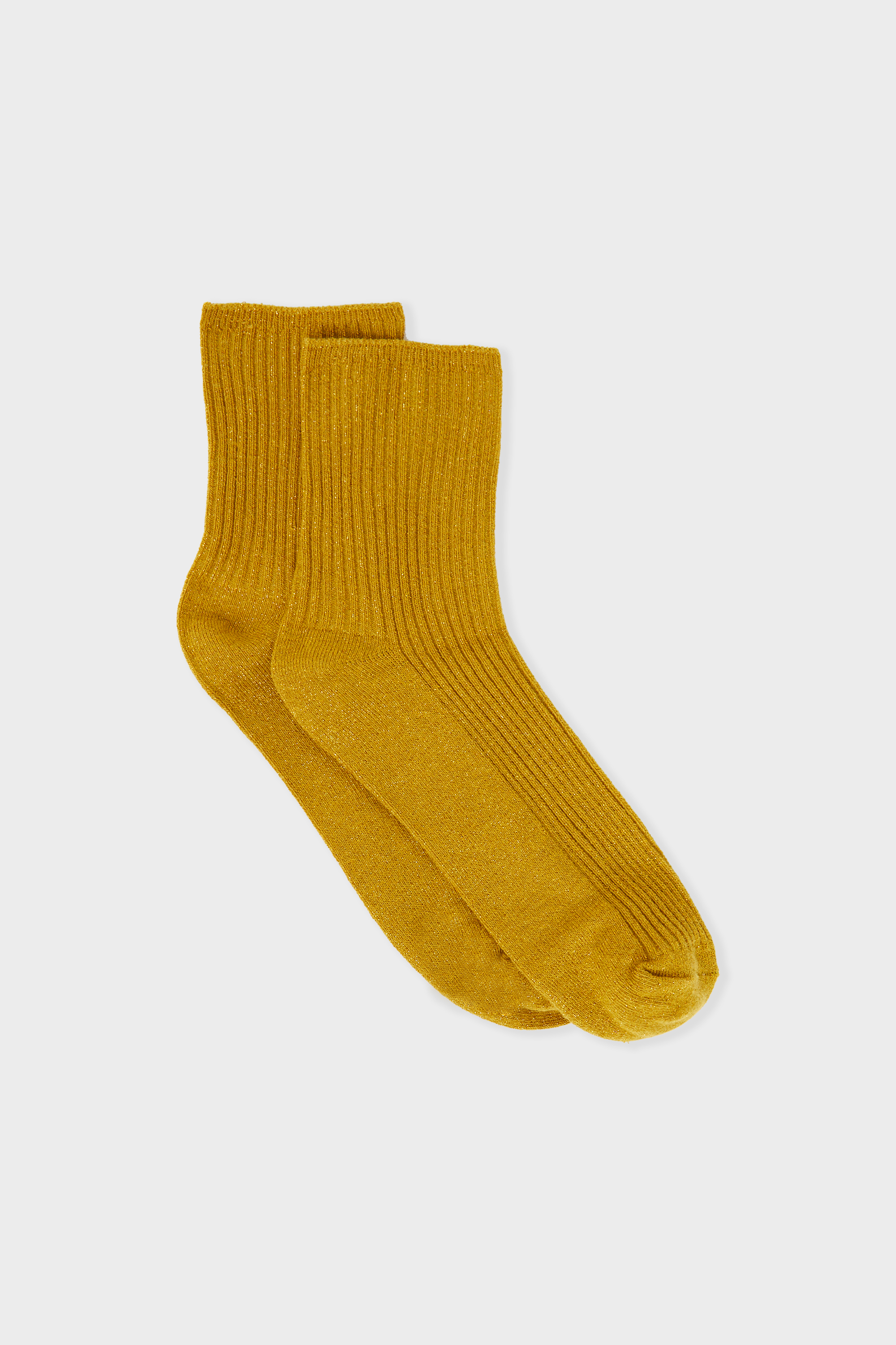 Błyszczące skarpetki z bawełną