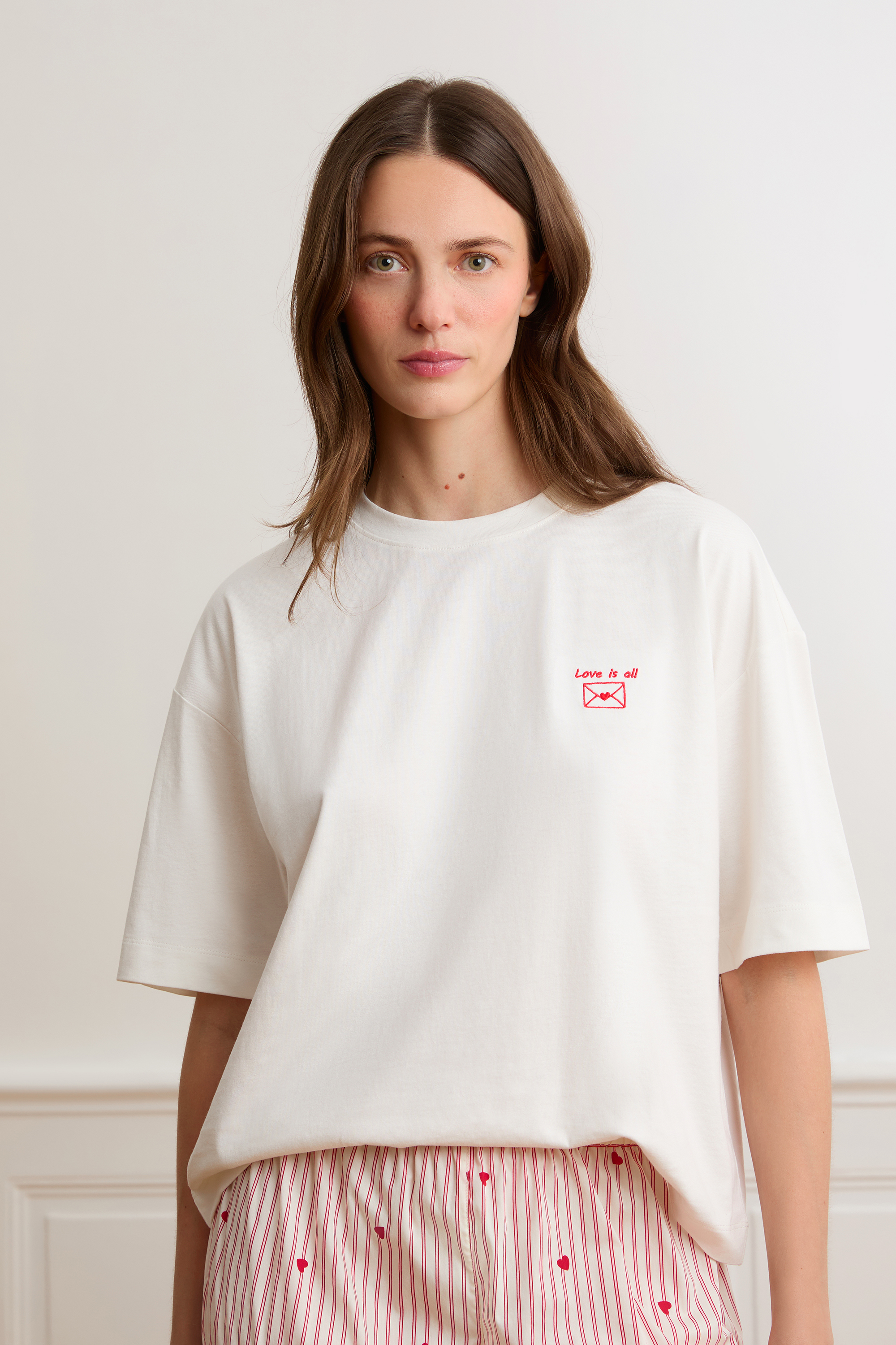 Koszulka z krótkim rękawem z napisem